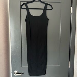 Forever 21 Black Bodycon Midi Dress